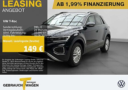 VW T-Roc Volkswagen 1.0 TSI LIFE LED+ NAVI SITZHZ APP-CON