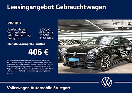 VW ID.7 Volkswagen Pro Navi Kamera Tempomat