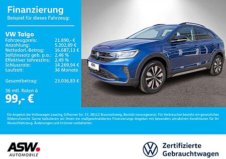 VW Taigo Volkswagen Goal 1.0 TSI LED Navi RFK ACC SHZ VC AHK