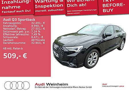 Audi Q3 35 TFSI Black-Paket S-Line LED S-tr