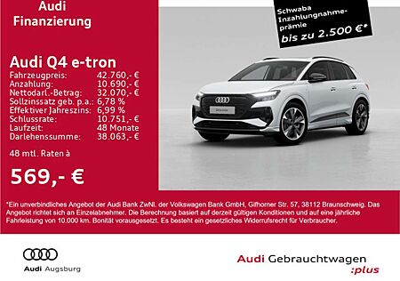 Audi Q4 e-tron 50 qu. 82 kW/h 2x S line*PANO*HdUp*20"