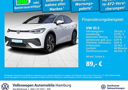 VW ID.5 Volkswagen Pro Performance AHK Navi Wärmep. HUD Pano