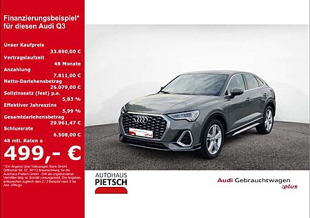 Audi Q3 Sportback 45 TFSI quattro S line MMI+ AHK 19''