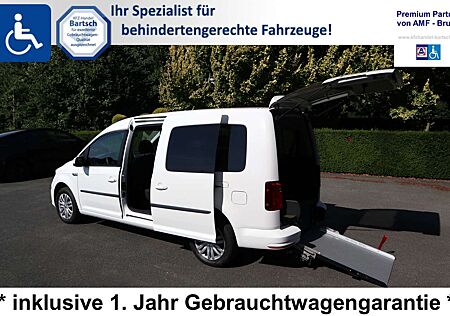 VW Caddy Volkswagen Maxi 2,0 TDI*rollstuhlgerecht*Wenderampe*Garantie*