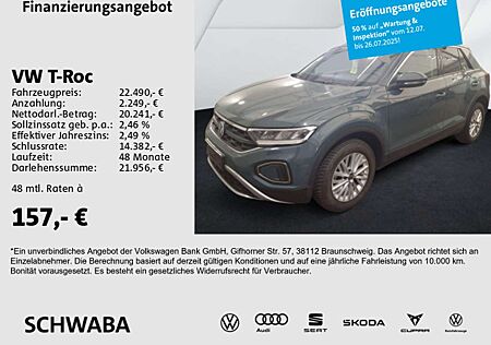 VW T-Roc Volkswagen Life 1.0 TSI *LED*VIRTUAL*NAVI*LANE*16''*