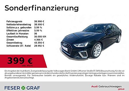 Audi A4 Limousine S line 45 TFSI S Tronic NAVI+/VC
