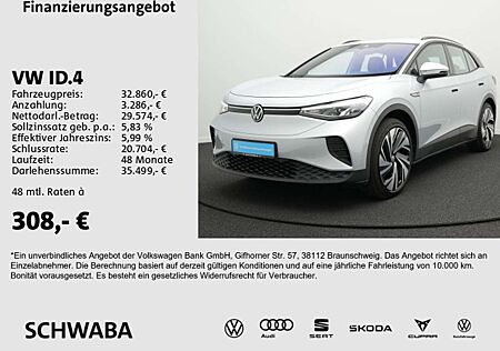 VW ID.4 Volkswagen Pro Performance 82 kW/h LED*AHK*ACC*8-fach