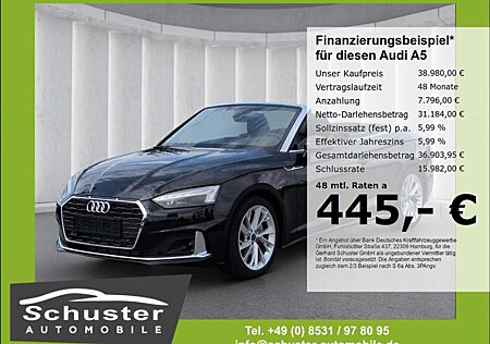 Audi A5 Cabrio 40TFSI*S-tro MatrixLED ACC Nackenheiz