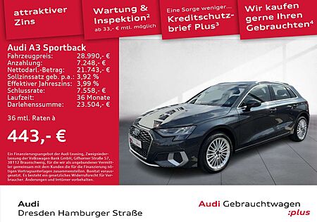 Audi A3 30 TDI Advanced Navi