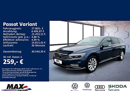 VW Passat Variant Volkswagen 2.0 TDI ELEGANCE DSG MATRIX+KAM+A