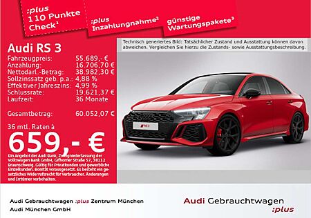 Audi RS3 Limousine S tronic 280kmH/Pano/Matrix/