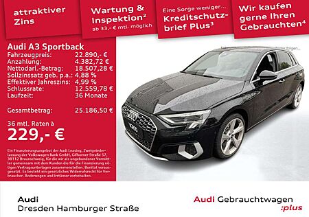 Audi A3 40 TFSI e Advanced LED Navi AHZV