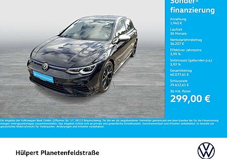 VW Golf Volkswagen VIII 2.0 R 4X4 AKRAPOVIC LEDER CAM ACC LM19