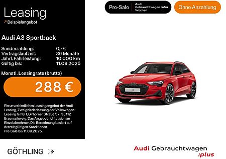 Audi A3 35 TDI S line S tro*Sonos*LED*Virtu