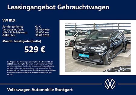 VW ID.3 Volkswagen Pro S Navi AHK Kamera