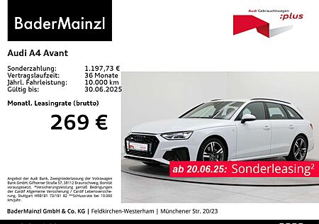 Audi A4 40 TDI quattro S tronic S line Kam. SHZ