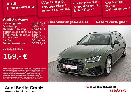 Audi A4 S line 30 TDI S tr. NAVI DAB AHZV