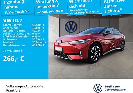 VW ID.7 Volkswagen GTX 4-Motion AHK IQ.LIGHT Navi