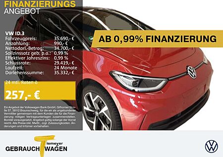 VW ID.3 Volkswagen PRO S UPE60 LM20 IQ.LIGHT 360