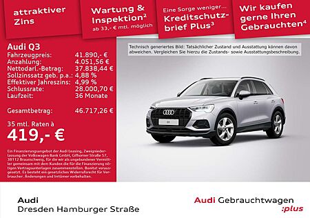 Audi Q3 35 TFSI advanced LED Navi AHZV S tronic