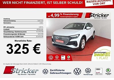 Audi Q4 e-tron Sportback 40 325,-ohne Anzahlung Navi Kamera