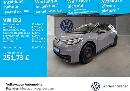 VW ID.3 Volkswagen Pro FrontAssist LED DAB+