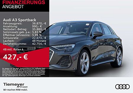 Audi A3 35 TDI S line PANO MATRIX ACC LM18