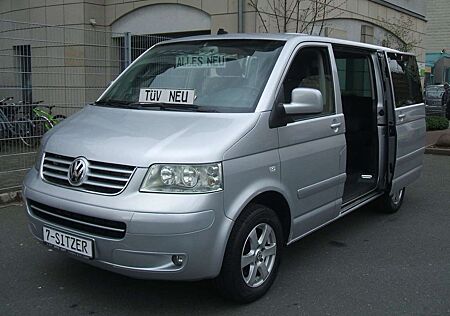 VW T5 Multivan Volkswagen FAMILY* 7.Sitze-BETT* 5xTüren*Wunsch TÜV-NEU