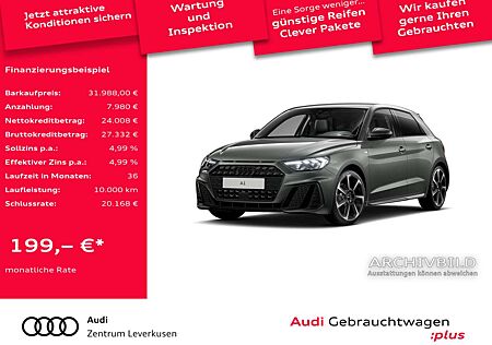 Audi A1 Sportback S line S-TRON VIRT ACC KAM CARPL