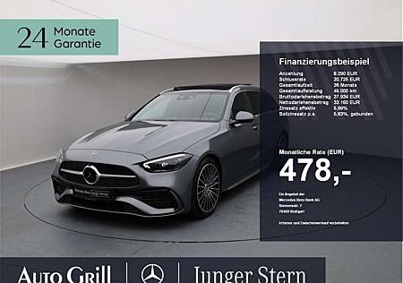 Mercedes-Benz C 300 d T-Modell AMG Distr+ NaviAR Pano Burm 360