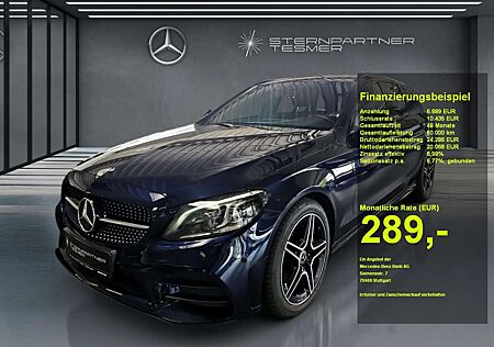 Mercedes-Benz C 200 d T AMG+KAM+LED+COMAND+LEDER+AMB+NIGHT+AHK