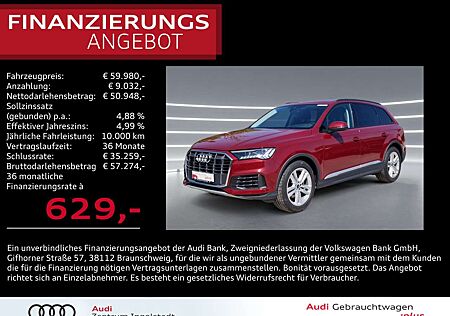 Audi Q7 45 TDI qu LASER Allradlenk. AHK Luft HuD 20"