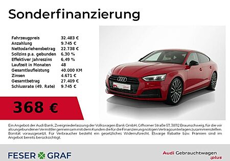 Audi A5 Sportback 40 TFSI S tronic 3x S Line Leder,Navi