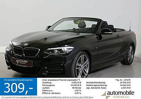 BMW 240 Mi xDr. Cabrio Navi Leder LED H&K Kamera DAB