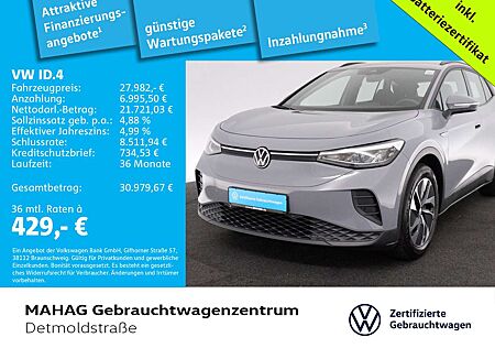 VW ID.4 Volkswagen Pro Performace CCS NaviPro LED Alu19HamarGR