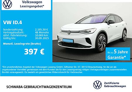 VW ID.4 Volkswagen GTX 4motion *ACC*PANO*AHK*Wärmep*KAM*8-fach