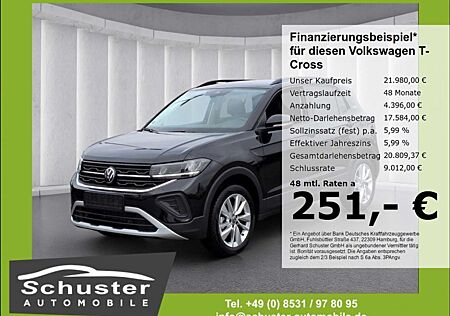 VW T-Cross Volkswagen GOAL 1.0TSI*LED ACC digCockp SHZ AppConn