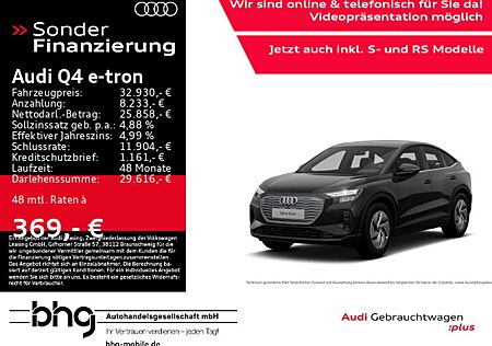 Audi Q4 e-tron Sportback 35 Wärmepumpe Assist Plus