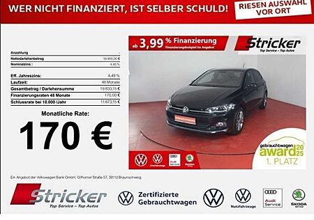 VW Polo Volkswagen Highline 1.0TSI 170,-ohne Anzahlung ACC Navi