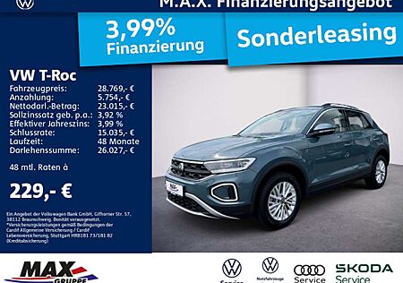 VW T-Roc Volkswagen 1.5 TSI LIFE +LED+KAMERA+DCP+NAVI+SITZHZG+