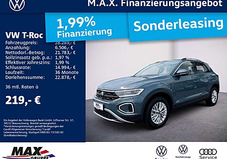 VW T-Roc Volkswagen 1.5 TSI LIFE +LED+KAMERA+DCP+NAVI+SITZHZG+