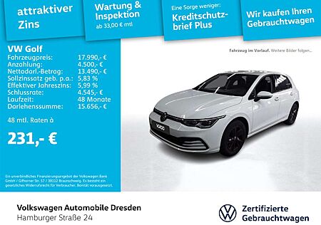VW Golf Volkswagen VIII Life 1.5 TSI LED AHK NAV APP PDC