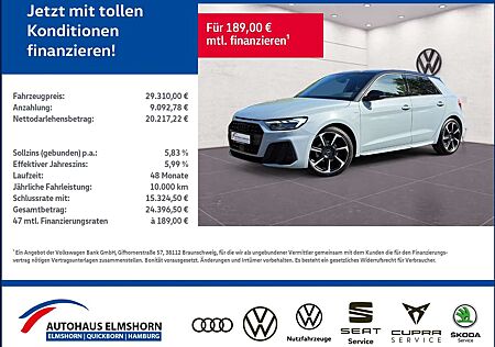 Audi A1 Sportback S line 30 TFSI S tronic NAV LED KAM 18"