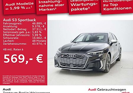 Audi S3 2.0 TFSI S-TRO*QU*LED*HUD*LEDER*RFK