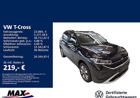 VW T-Cross Volkswagen 1.0 TSI DSG GOAL LED+APP+NAV+ACC+ALU+SHZ