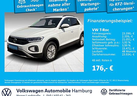 VW T-Roc Volkswagen 1.0 TSI Life PDC Klima LED Navi Sitzhzg