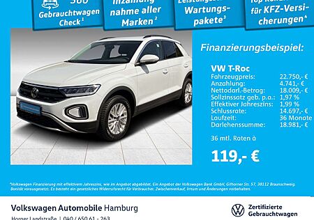 VW T-Roc Volkswagen Life 1.0 TSI Sitzheizung Navi Einparkhilfe