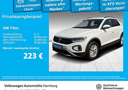 VW T-Roc Volkswagen 1.0 TSI Life PDC Klima LED Navi Sitzhzg