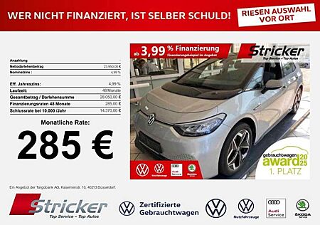 VW ID.3 Volkswagen Pro S 150/77 285,-ohne Anzahlung App-Connect Wärm