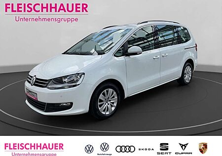 VW Sharan Volkswagen 1.4 TSI DSG 7-Sitzer AHK-klappbar Navi Klimaauto